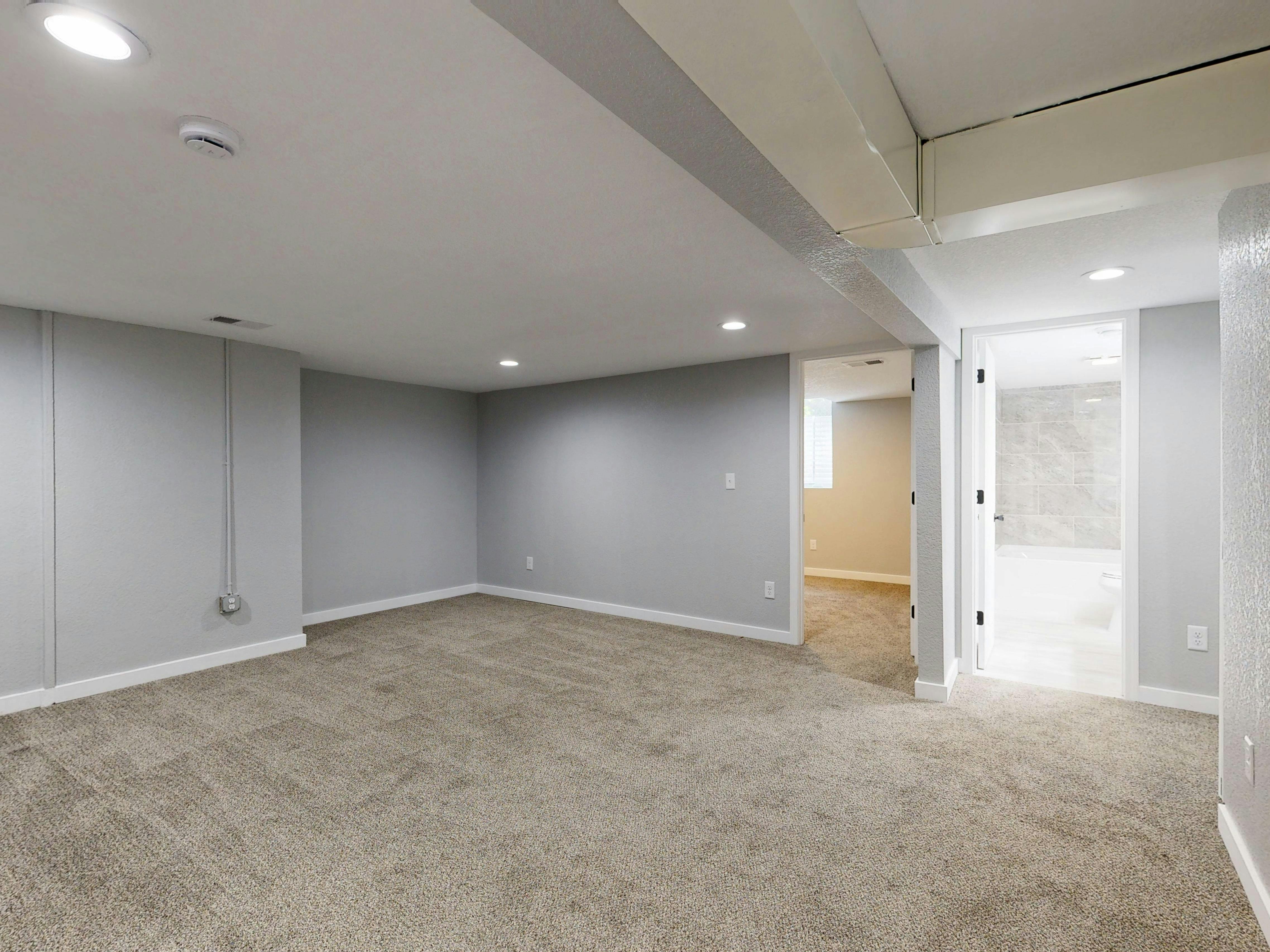 Basement Family Room — Blue Bell, PA
